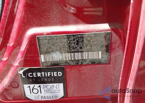 2021 Lexus Is 350 F Sport z USA, uszkodzony, nr VIN JTHGZ1B28M5038351